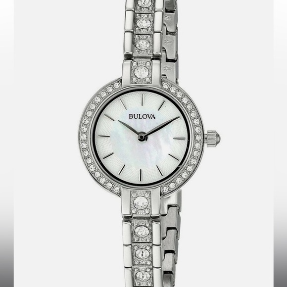 Bulova 96l209 Crystal Ladies Quartz Watch - Picture 4 of 7